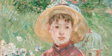 Berthe Morisot, Junges Mädchen im Gras (